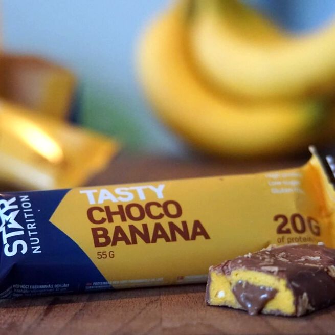 Star nutrition choco Banana protein bar mood