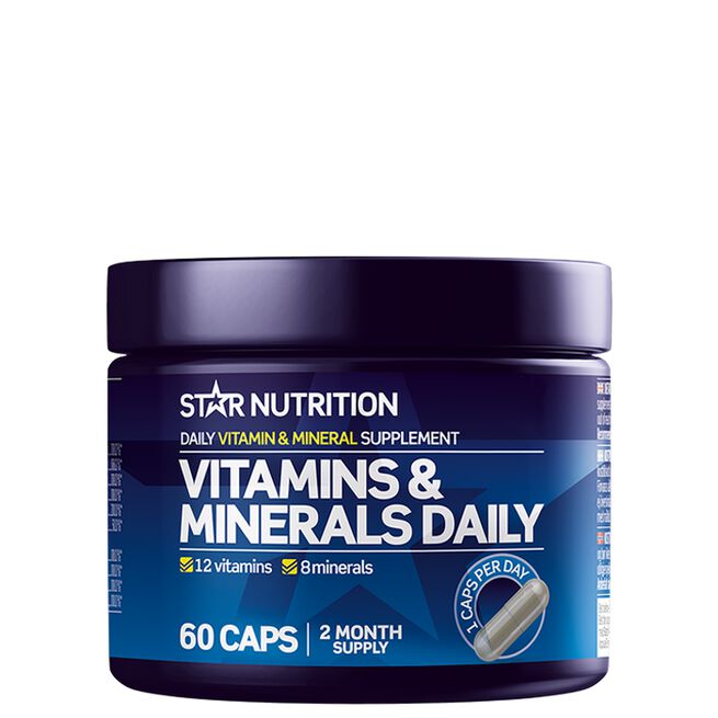 Vitamins & Minerals Daily 60 kapslar