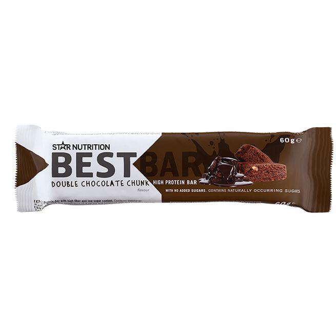 Best Bar, 60 g, Double Chocolate Chunk 