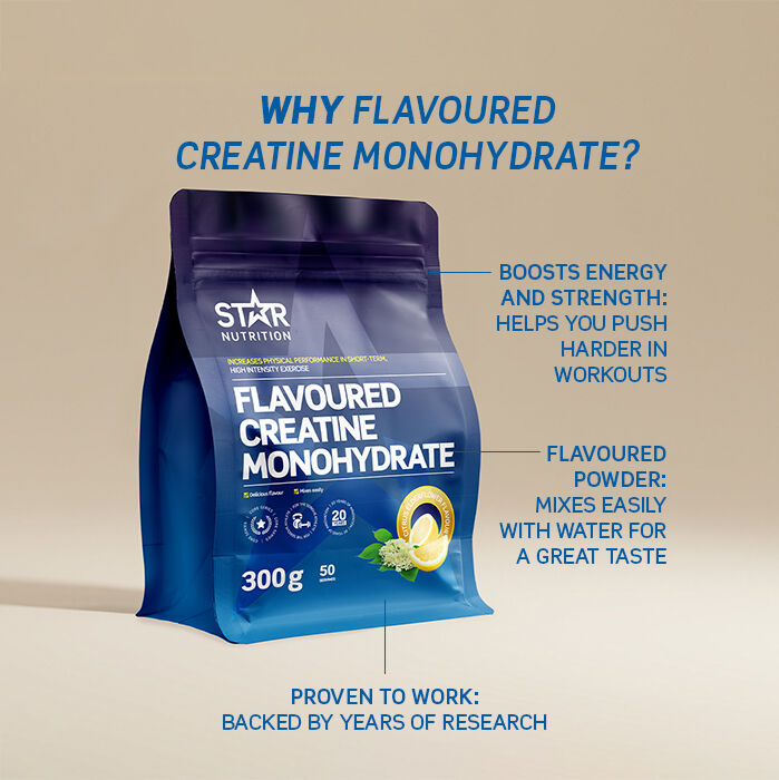 Smaksatt Kreatin Monohydrat 300 g citrus_elderflower_new