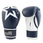 Star Gear Leather Boxing Glove, Patriot Blue, 14 oz 