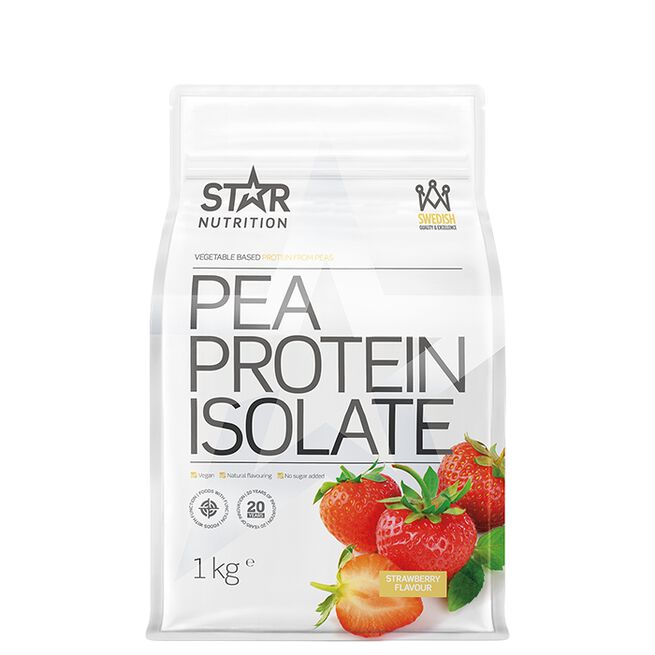 Ärtproteinisolat 1 kg Strawberry
