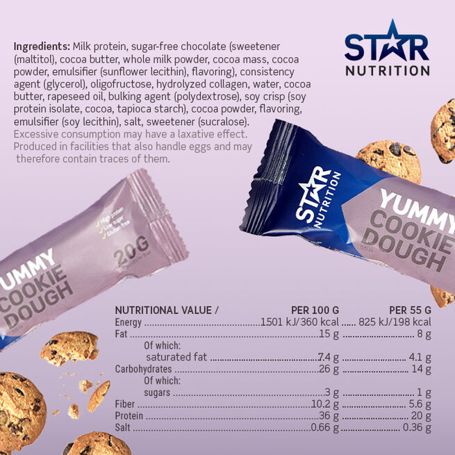 Proteinbar 55 g Cookie Dough