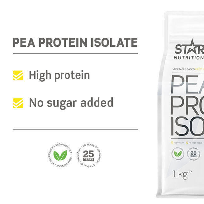 Ärtproteinisolat 1 kg Chocolate brownie