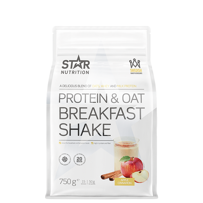 Protein & Oat Breakfast M&aring;ltidsers&auml;ttnings Shake 750 g apple_cinnamon